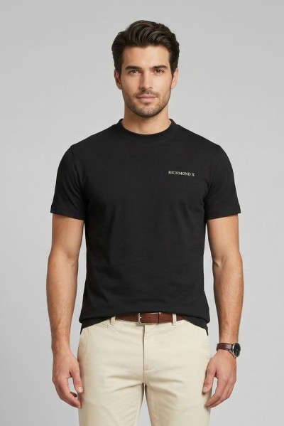 John Richmond t-shirt in cotone Sorim ump26010ts — 805219040078663_3