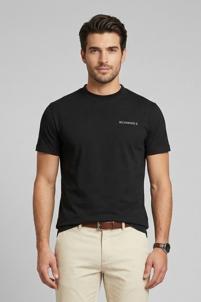 John Richmond t-shirt in cotone Sorim ump26010ts [48454c88]