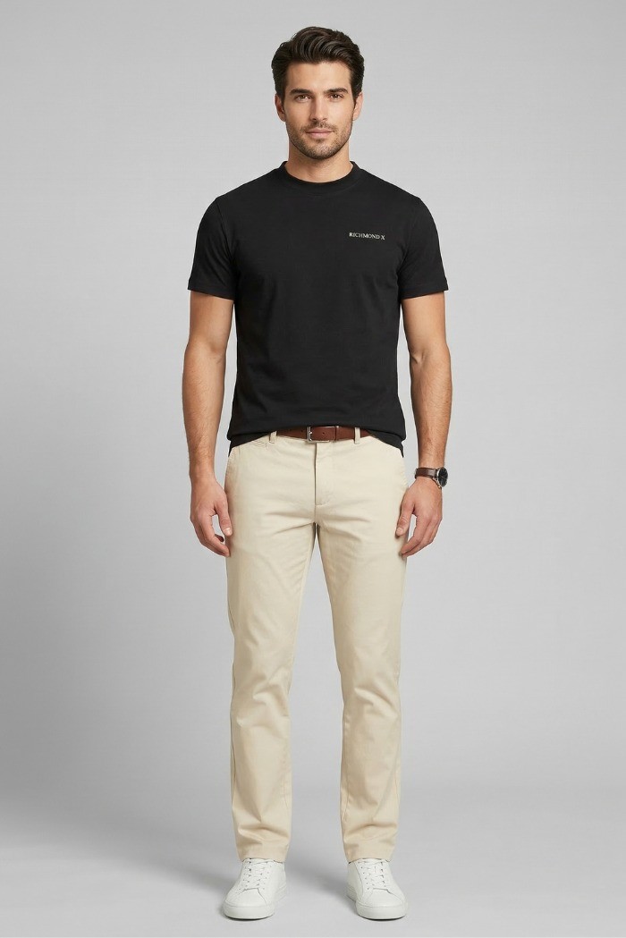 John Richmond t-shirt in cotone Sorim ump26010ts [267ece81]