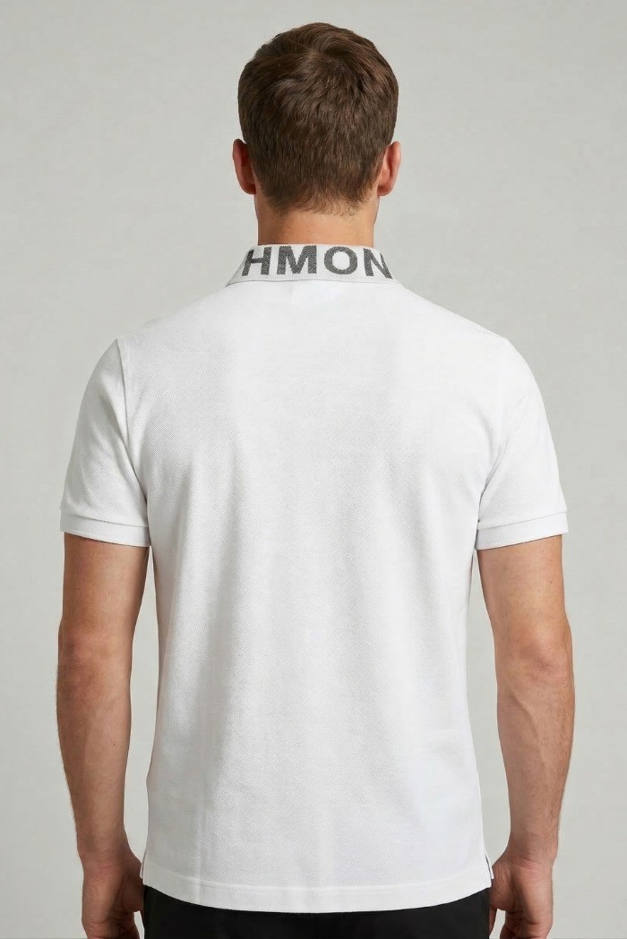 John Richmond polo in piquet di cotone Sutle ump26011po [d2436f48]