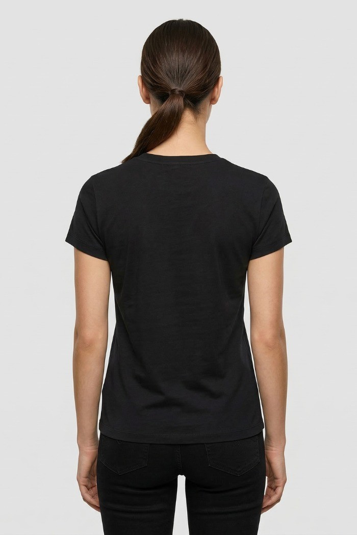 John Richmond t-shirt scollo a V Trocie uwp26002ts [c877603e]