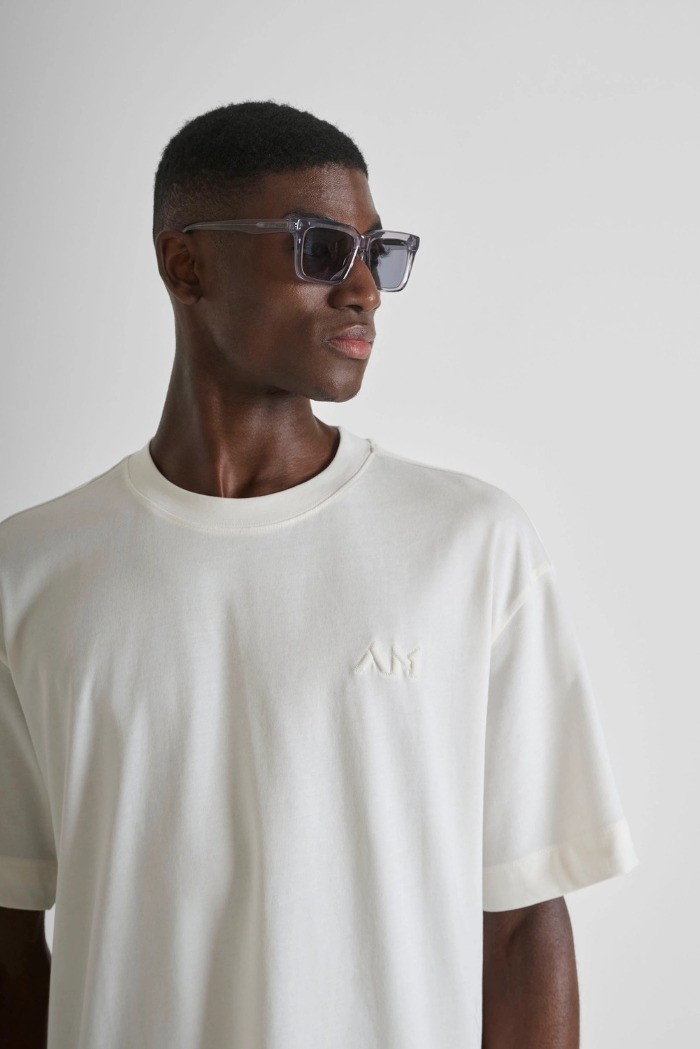 Antony Morato t-shirt boxy fit con logo ricamato mmks02621-fa100242 [d5aeaa2b]