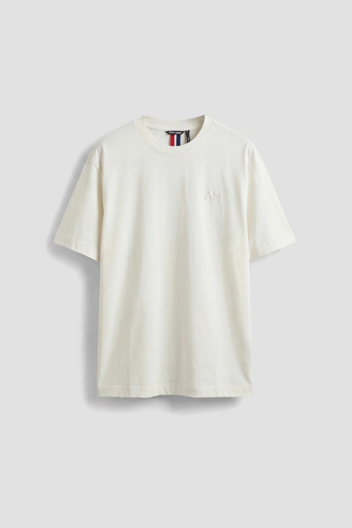 Antony Morato t-shirt boxy fit con logo ricamato mmks02621-fa100242 [d0feed35]
