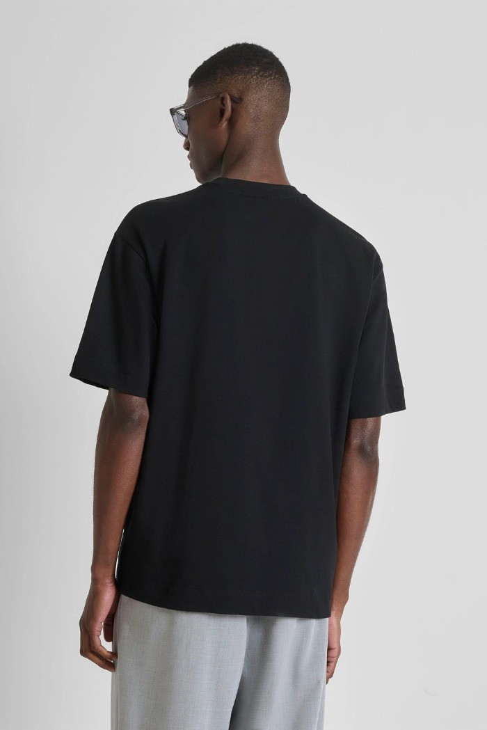 Antony Morato t-shirt boxy fit con logo ricamato mmks02621-fa100242 [3f72986e]