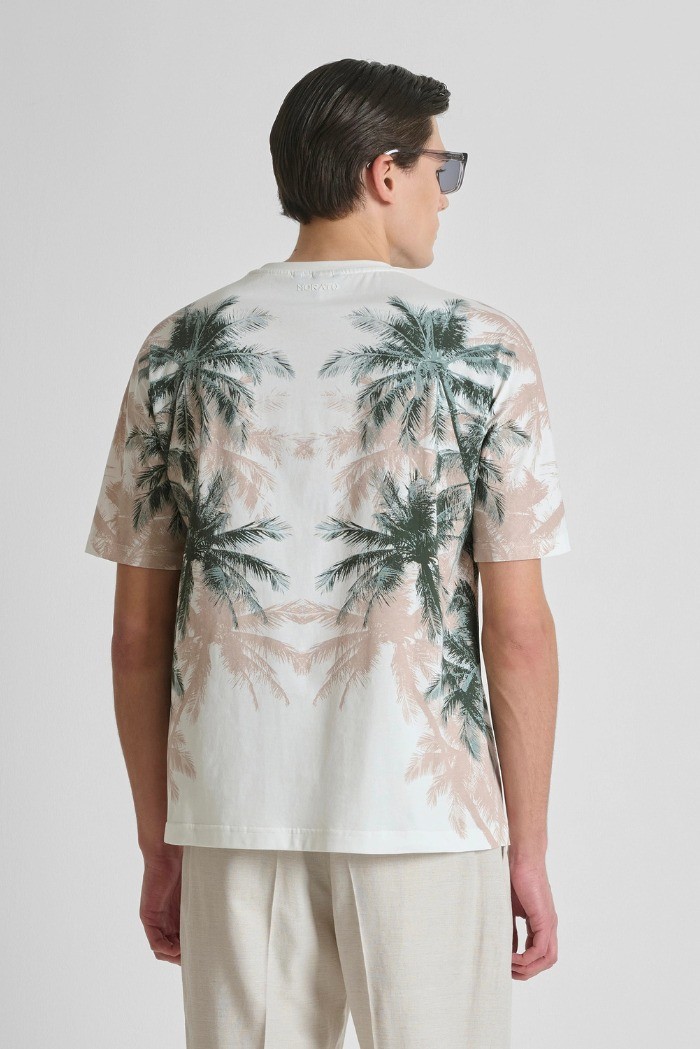Antony Morato t-shirt regular fit in jersey con stampa floreale mmks02628-fa100144 [dc9b9af2]