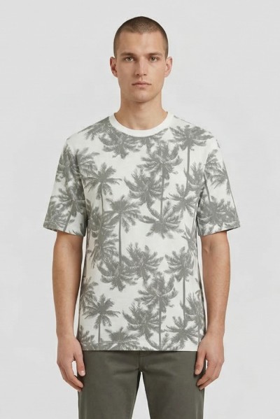 Antony Morato t-shirt relaxed fit con stampa allover mmks02644-fa140292 [428450e0]