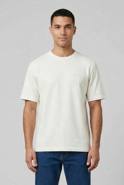Antony Morato t-shirt regular fit in cotone e viscosa con logo mmks02662-fa100231 [25e3394a]