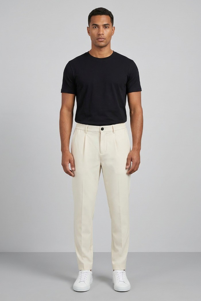 Markup pantalaccio con  pences in tessuto stretch MK1950120 [d9dea403]