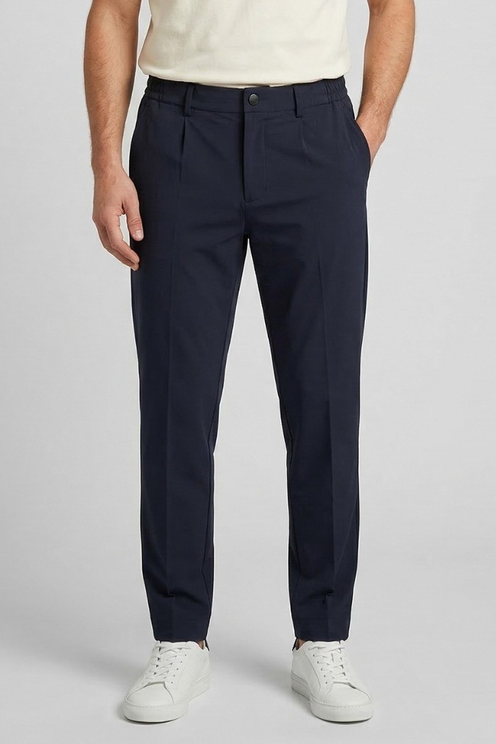 Markup pantalaccio con  pences in tessuto stretch MK1950120 [082d3b05]