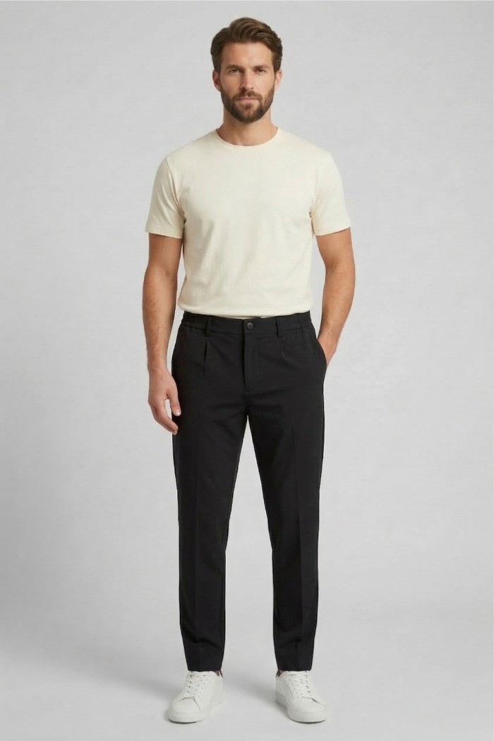 Markup pantalaccio con  pences in tessuto stretch MK1950120 [d60abb86]