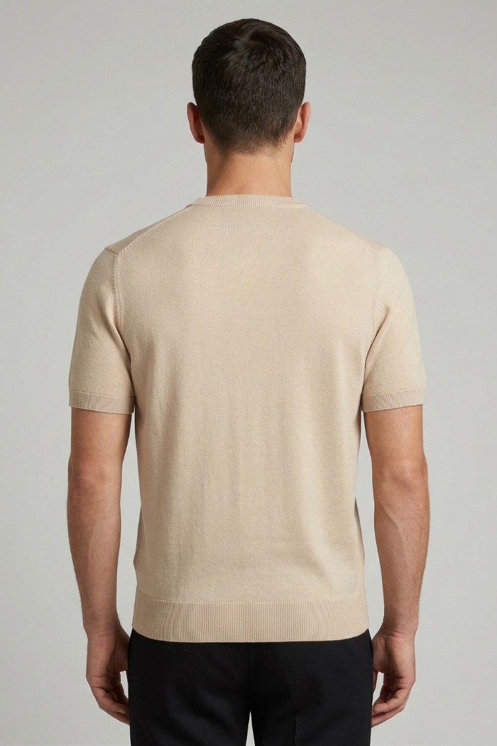 Urban Ring maglia girocollo mezza manica in cotone UR1100005 [6d0a8c39]