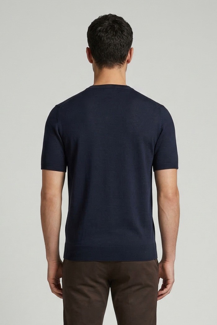 Urban Ring maglia girocollo mezza manica in cotone UR1100005 [d2c29136]