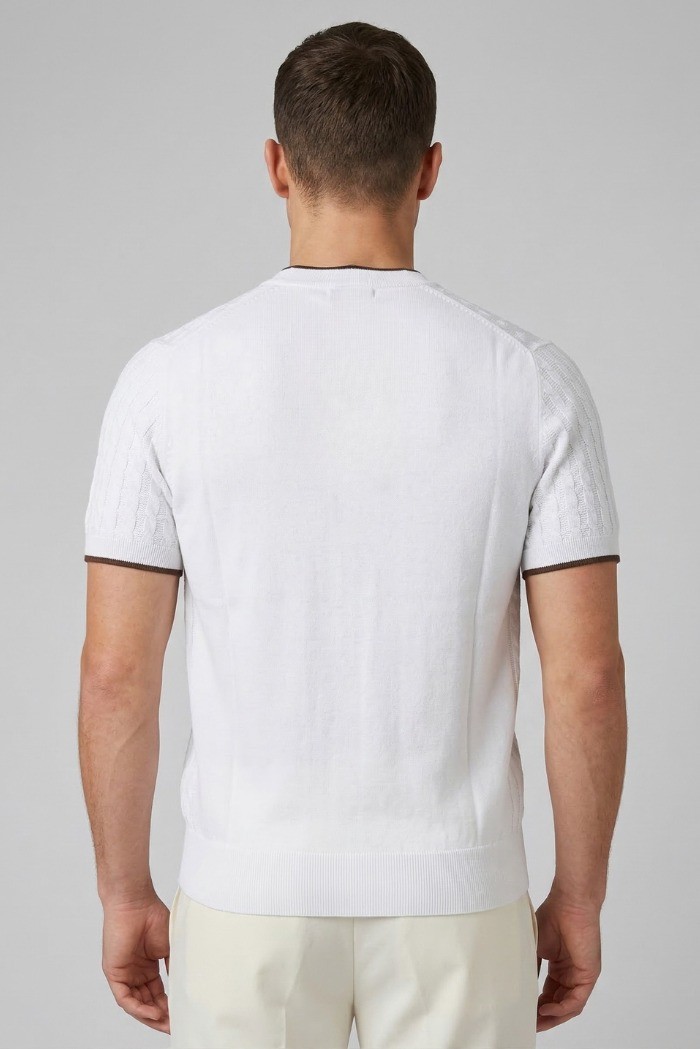 Urban Ring maglia girocollo in cotone punto link UR1100029 [3096a43e]