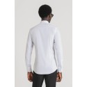 Antony Morato camicia super slim fit in popeline Milano mmsl00694-fa450010 [36a08e7c]
