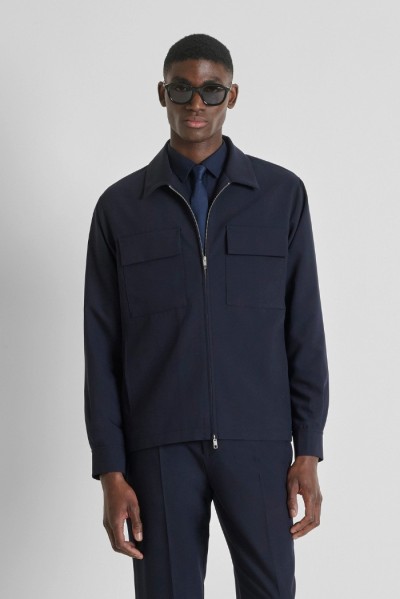 Antony Morato camicia regular fit in misto viscosa elastica Brema mmsl00786-fa600255 [0cfb7a5d]