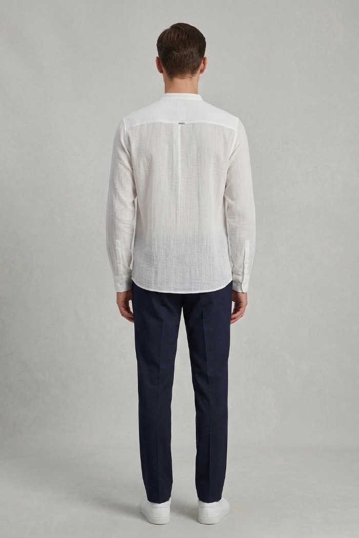 Antony Morato camicia relaxed fit in misto viscosa soft touch Sydney mmsl00802-fa400109 [b5fee5a6]