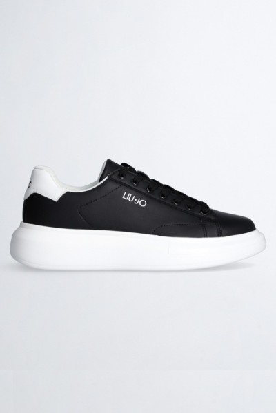 Liu Jo sneaker platform in pelle Big 01 7B4027PX474 — 805219040078888_3