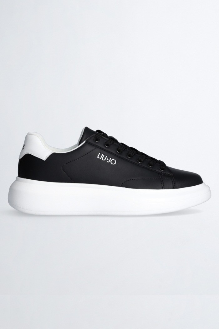 Liu Jo sneaker platform in pelle Big 01 7B4027PX474 [0225f6a1]