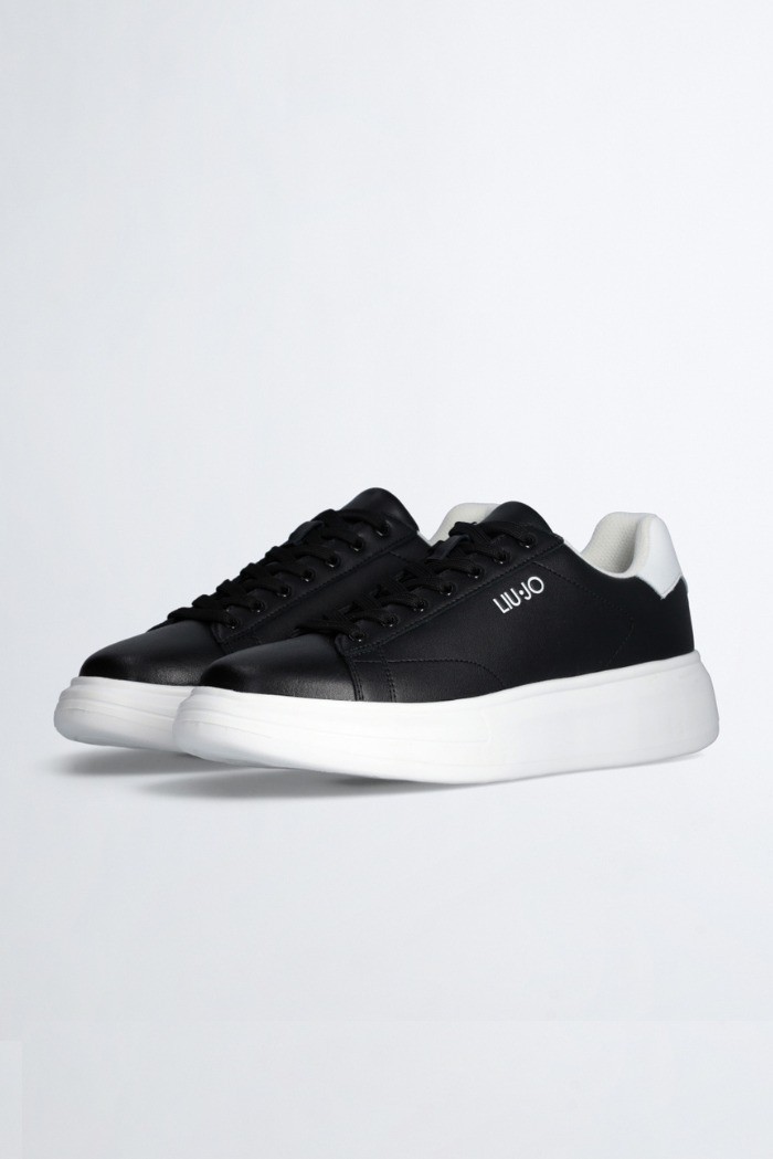 Liu Jo sneaker platform in pelle Big 01 7B4027PX474 [db03b5ac]