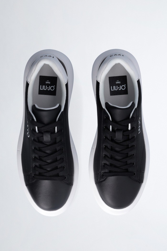Liu Jo sneaker platform in pelle Big 01 7B4027PX474 [694e33b6]