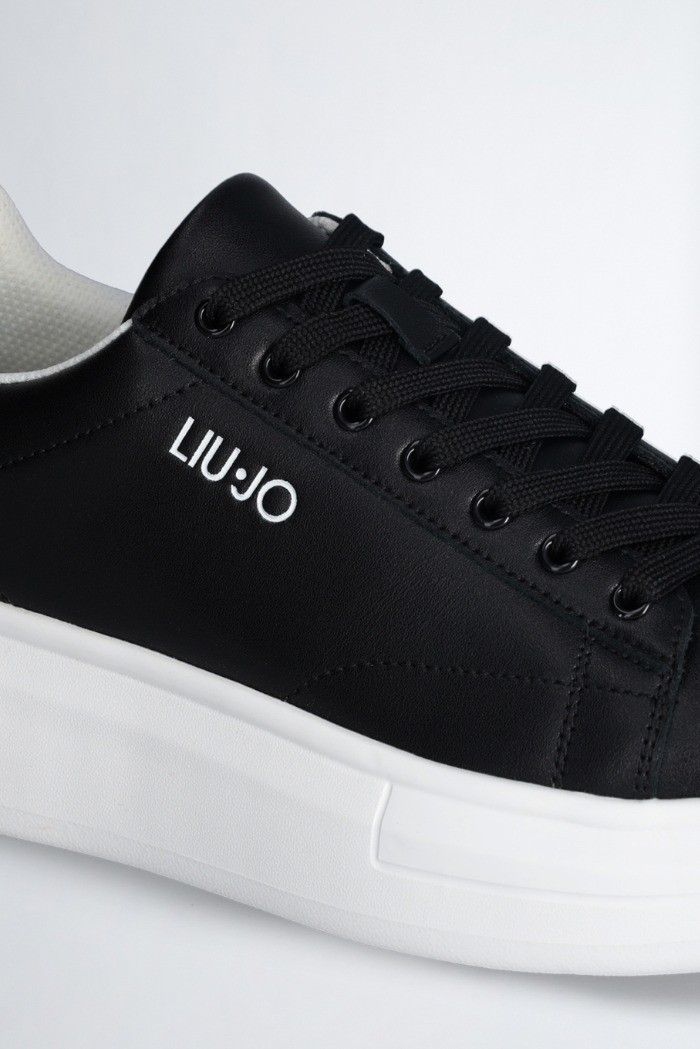 Liu Jo sneaker platform in pelle Big 01 7B4027PX474 [de53f2b2]