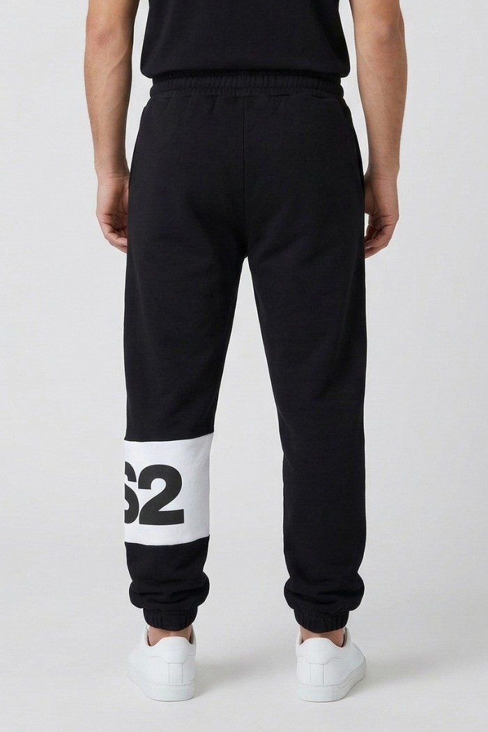 Drop Season 2 pantalone in felpa di cotone con inserto logato SS26211 [82472d7e]