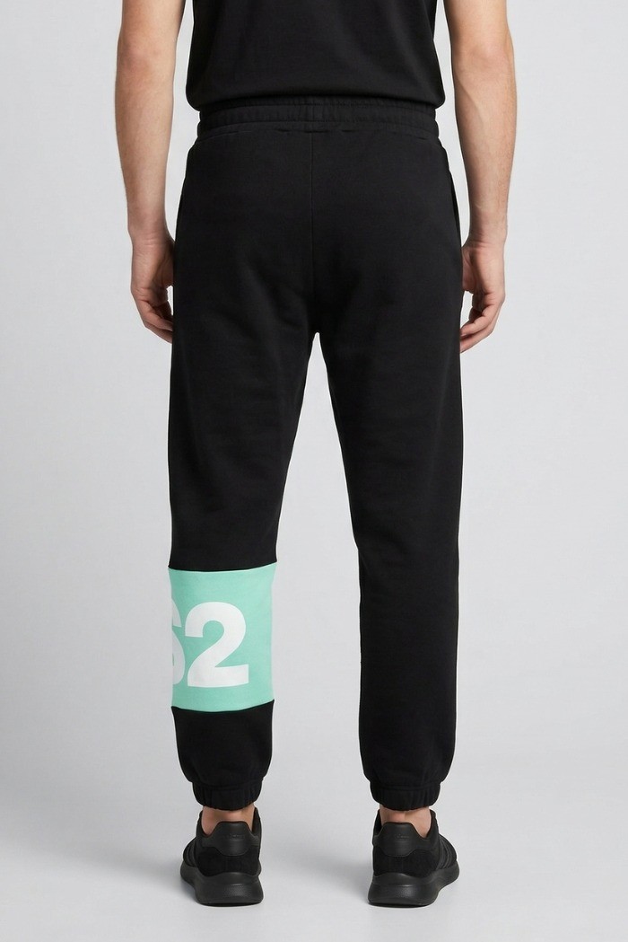 Drop Season 2 pantalone in felpa di cotone con inserto logato SS26211 [1fdcf8f9]