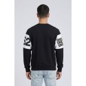 Drop Season 2 felpa girocollo in cotone con inserti logati SS26212 [da14e5d0]