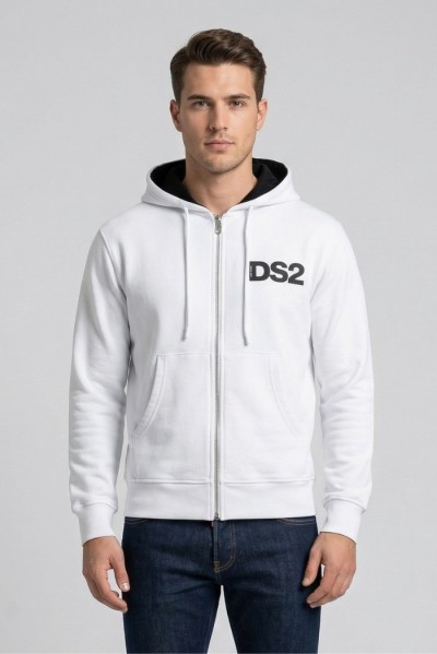 Drop Season 2 felpa in cotone con zip e cappuccio SS26210 — 805219040078745_1