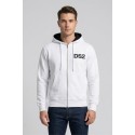 Drop Season 2 felpa in cotone con zip e cappuccio SS26210 [9b640b9b]