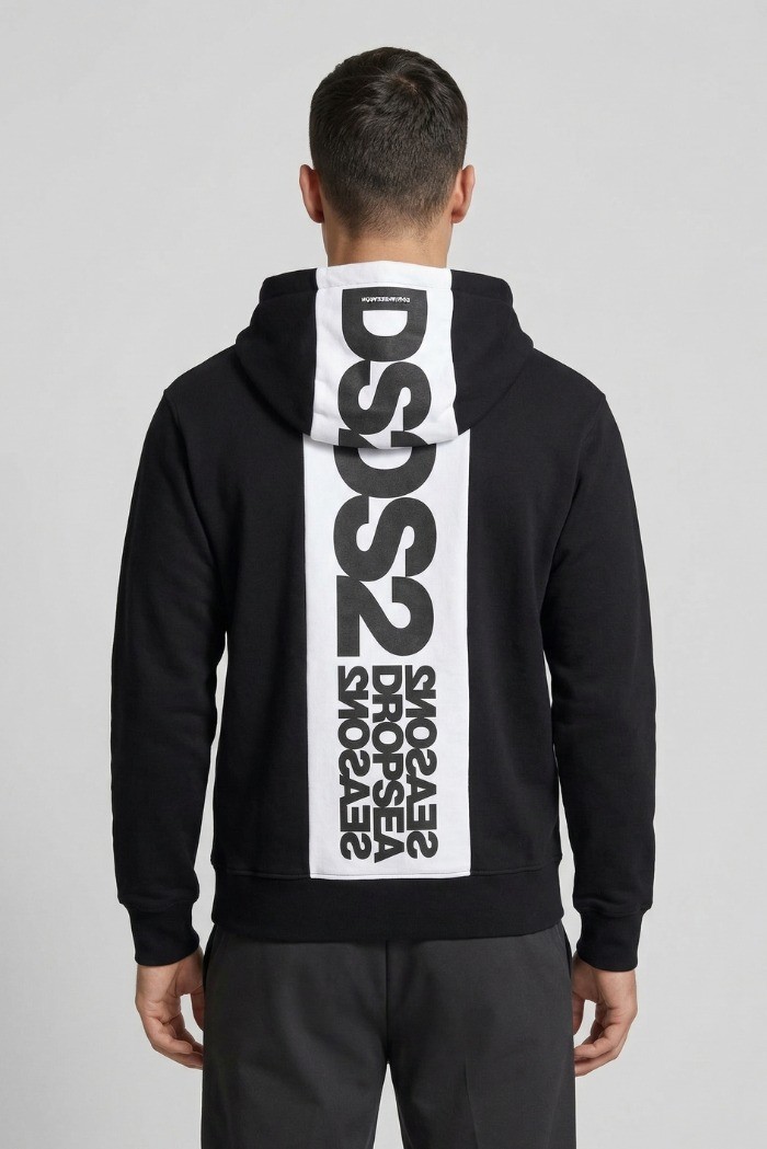 Drop Season 2 felpa in cotone con zip e cappuccio SS26210 [6940f01a]
