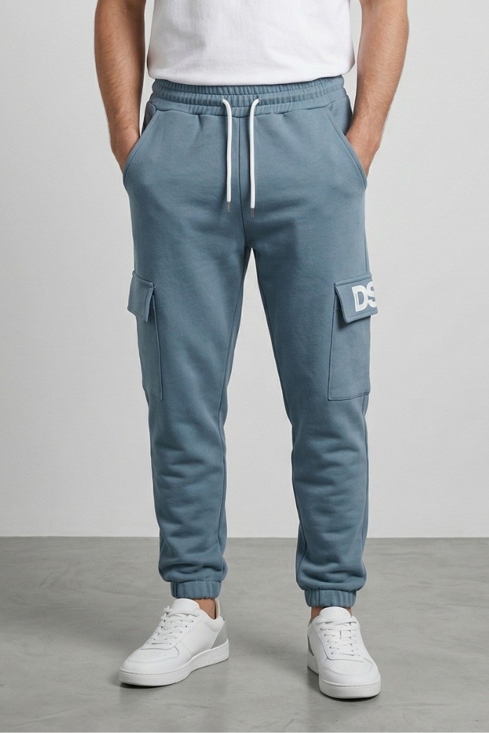 Drop Season 2 pantalone in felpa cargo in cotone SS26275 [f975366d]