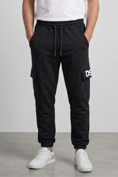 Drop Season 2 pantalone in felpa cargo in cotone SS26275 — 805219040078751_2