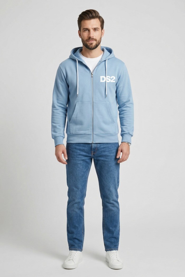 Drop Season 2 felpa in cotone con cappuccio SS26271 [1f59cc49]