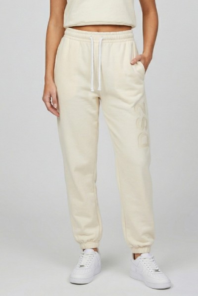Drop Season 2 pantalone in felpa in cotone con stampa logo SS26W503 — 805219040078755_1