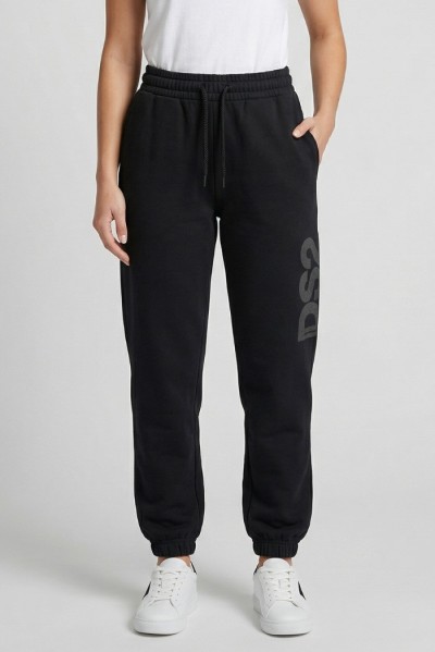 Drop Season 2 pantalone in felpa in cotone con stampa logo SS26W503 — 805219040078755_2