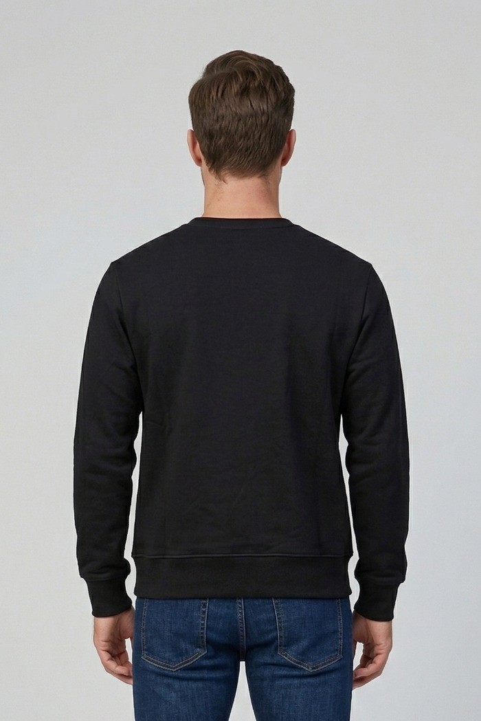 Drop Season 2 felpa girocollo in cotone con maxi stampa logo SS26256 [f03fdf78]