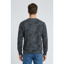 Drop Season 2 felpa girocollo in cotone effetto stone wash SS26201 [d3a8d6f3]