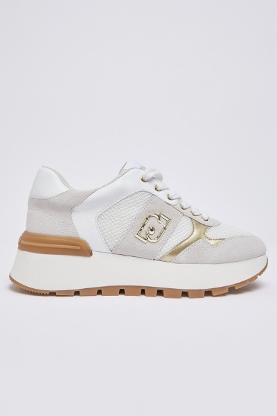 Liu Jo sneaker platform in suede e mesh Amazing 43 BA6031PX027 — 805219040078885_1