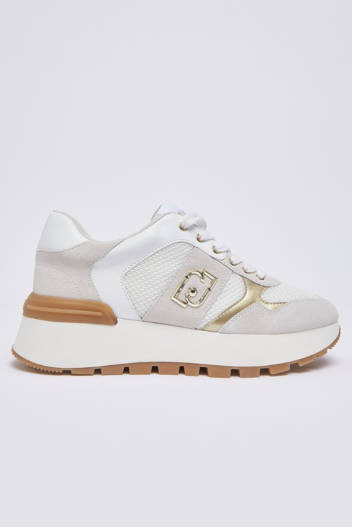 Liu Jo sneaker platform in suede e mesh Amazing 43 BA6031PX027 [71748683]