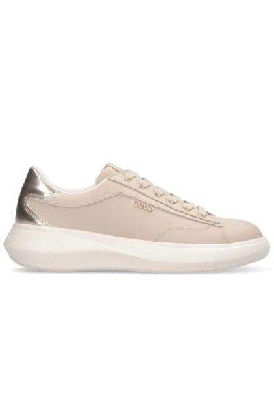 Liu Jo sneaker in suede con logo Casper 01 BA6069P0304 — 805219040078887_1