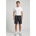 Drop Season 2 bermuda in cotone effetto stone wash SS26203 [c1beb920]
