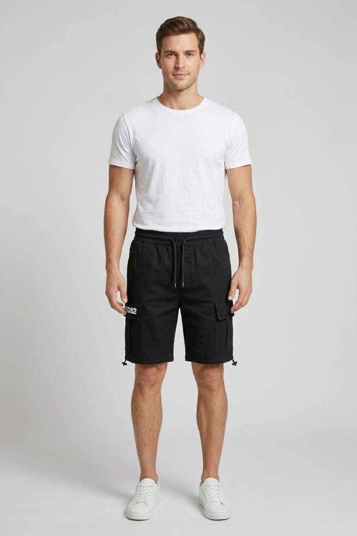 Drop Season 2 bermuda in misto cotone con tasconi SS26218 [d191497a]