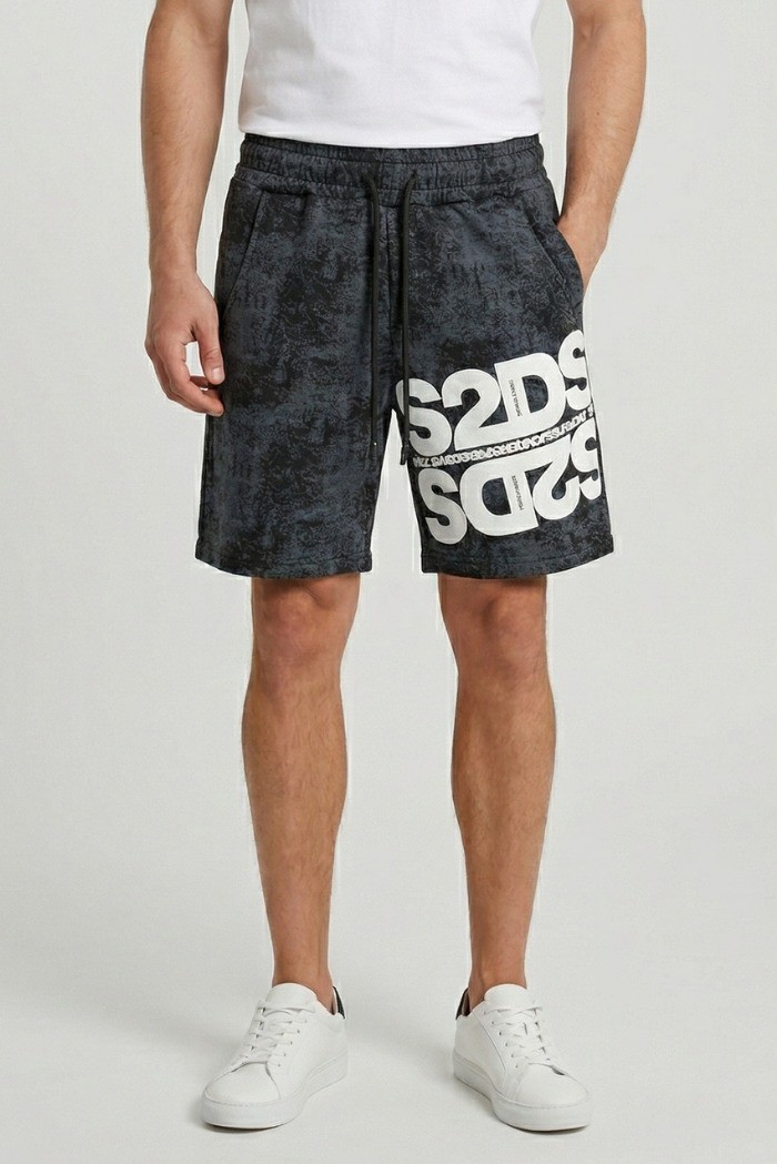 Drop Season 2 bermuda in cotone effetto stone wash SS26265 [7e862cbf]