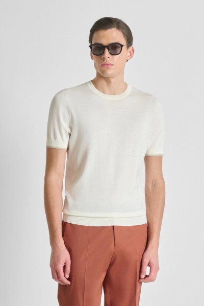 Antony Morato maglia girocollo regular fit in cotone super fino mmsw01602-ya100073 [6e2b8ae2]