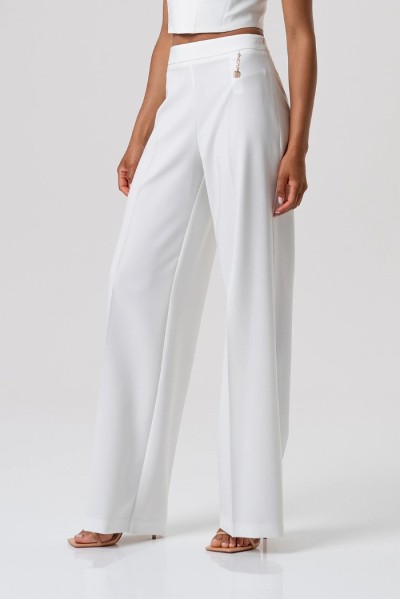 Fracomina pantalone flare a palazzo fq26sv3009w42901 — 805219040077970_1