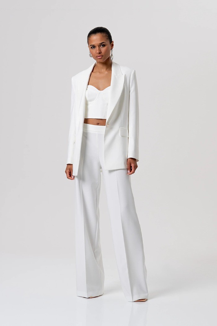 Fracomina pantalone flare a palazzo fq26sv3009w42901 [07eaf57a]
