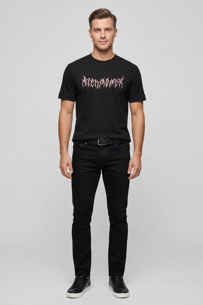 John Richmond t-shirt in maglia di cotone Neteh UMP26028TS [93b0efa7]