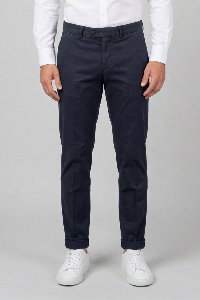 0 Construction pantalone chino in cotone stretch Beron-d/9sp Ber006-LS [3bfbe7e5]