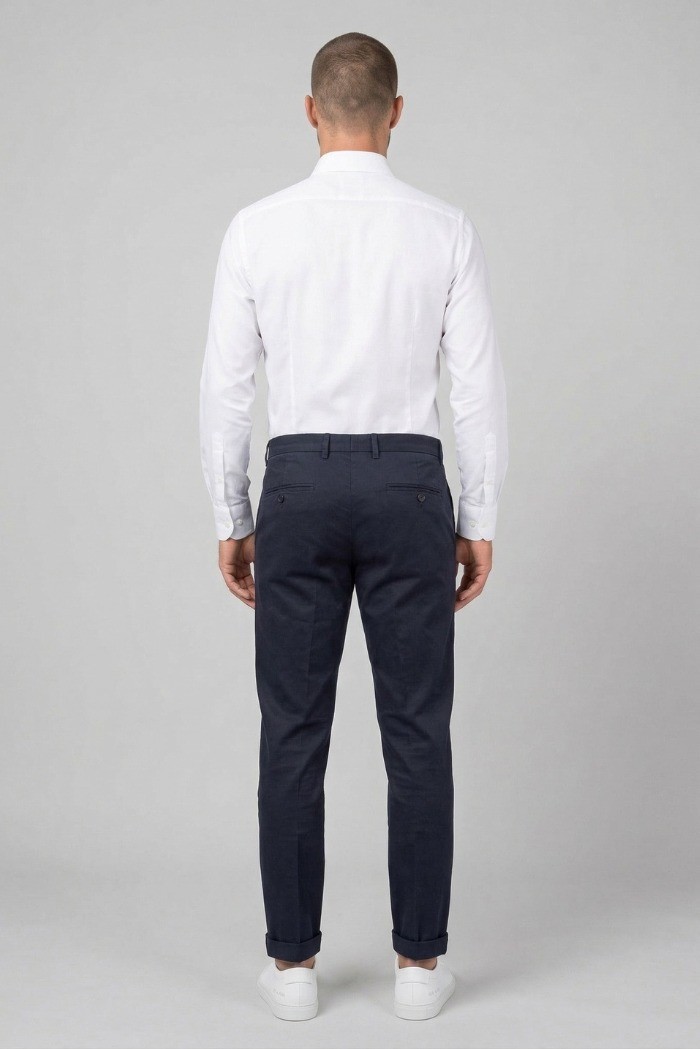 0 Construction pantalone chino in cotone stretch Beron-d/9sp Ber006-LS [e2dda4e8]